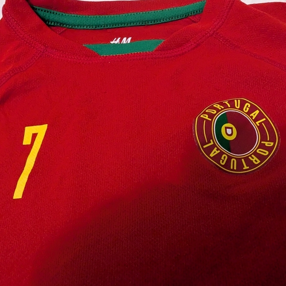 Portugal Soccer Shirt Red Quick Dry Kids Size 2-4 Years NWOT - Picture 7 of 10